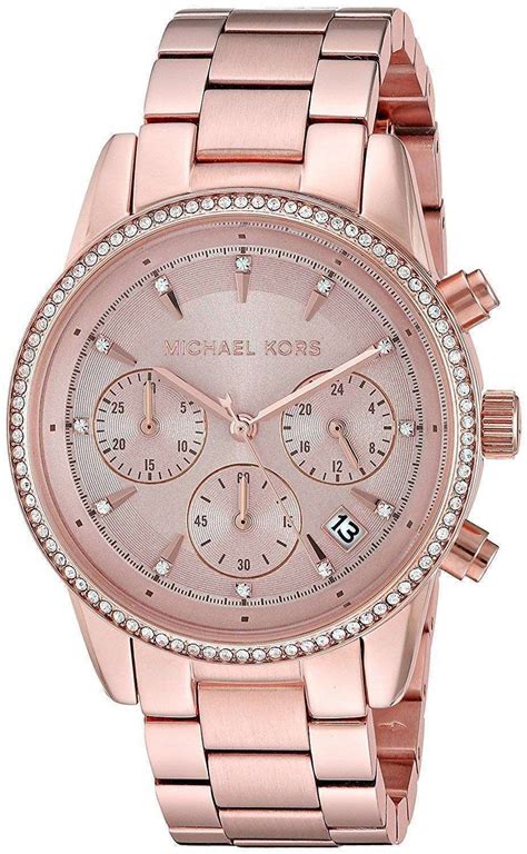 michael kors ladies watch with diamonds|michael kors diamond watch women's.